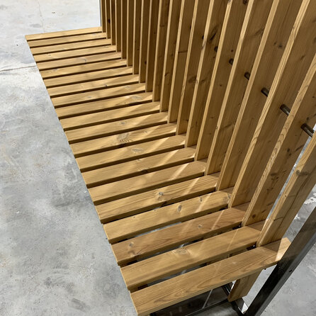 Thermo grenen plank - 28x143 mm - geschaafd - plank voor buiten - thermisch gemodificeerd grenenhout KD 8-12%