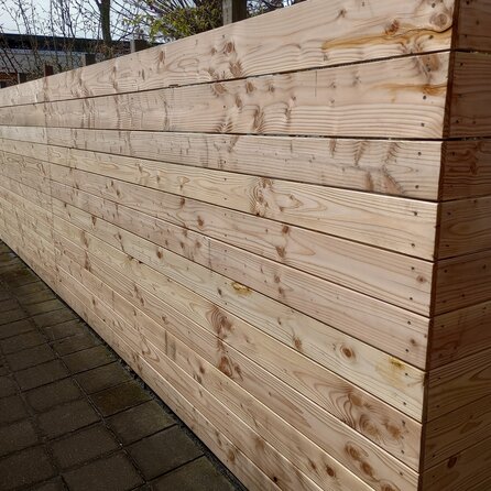 Douglas plank - 19x190 mm - geschaafd - plank voor buiten - douglashout KD 18-20%