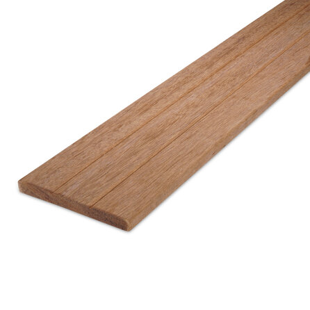 Keruing plank - 14x140 mm - geschaafd - plank voor buiten - keruing hardhout KD 18-20%