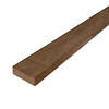 Thermo fraké plank - 26x80 mm - fijnbezaagd / ruw - plank voor buiten - thermisch gemodificeerd frake hout KD 8-12%