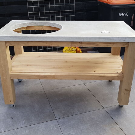 Eiken balk - 85x85 mm - geschaafd - balk voor buiten - eikenhout AD 20-25%