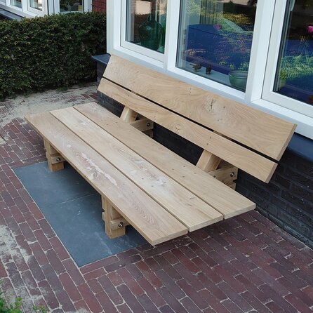 Eiken plank - 25x140 mm - geschaafd - plank voor buiten - eikenhout AD 20-25% Eiken plank - 25x140 mm - geschaafd - plank voor buiten - eikenhout AD 20-25%