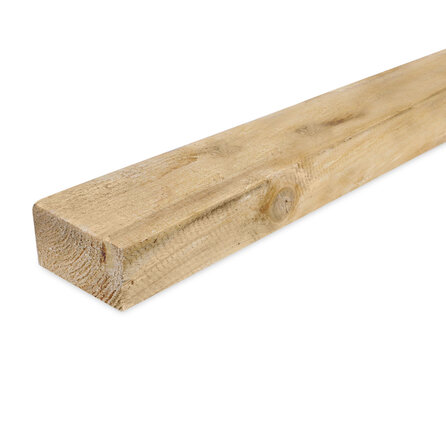 Vuren balk - 75x150 mm - fijnbezaagd / ruw - balk voor binnen - vurenhout KD 18-20%