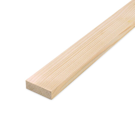 Vuren plank - 28x95 mm - geschaafd - plank voor binnen - vurenhout KD 18-20%