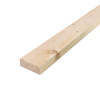 Vuren plank - 32x100 mm - fijnbezaagd / ruw - plank voor binnen - vurenhout KD 18-20%