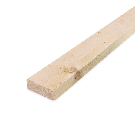 Vuren plank - 32x100 mm - fijnbezaagd / ruw - plank voor binnen - vurenhout KD 18-20%