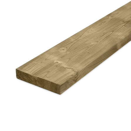 Geïmpregneerd vuren plank - 18x95 mm - geschaafd - plank voor buiten - geïmpregneerd vurenhout KD 18-20%