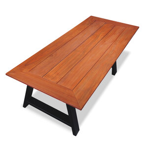 Padoek hardhout tuintafel - Elegant - 2,1 cm dik