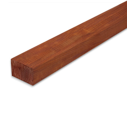 Padoek balk - 70x140 mm - geschaafd - balk voor buiten - padouk hardhout AD 20-25%