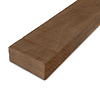 Thermo fraké balk - 52x130 mm - fijnbezaagd / ruw - balk voor buiten - thermisch gemodificeerd frake hout KD 8-12%