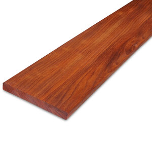 Padoek plank - 21x165 mm - geschaafd - AD