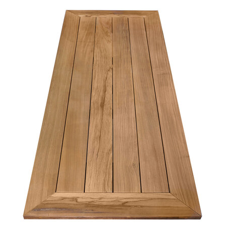 Fraké noir tuintafel - Elegant - 2,1 cm dik - thermowood buitentafel van fraké (onbehandeld)