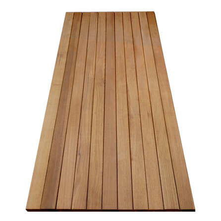 Fraké noir tuintafel - Modern - 2,8 cm dik - thermowood buitentafel van fraké (onbehandeld)