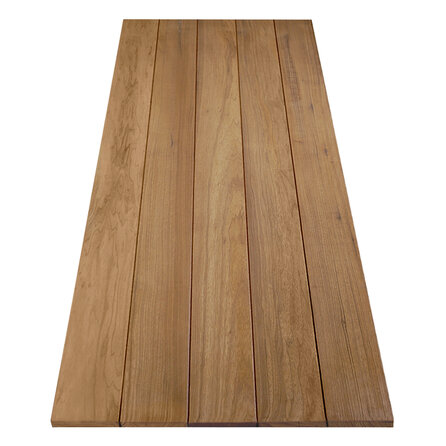 Fraké noir tuintafel - Robuust - 2,1 cm dik - thermowood buitentafel van fraké (onbehandeld)