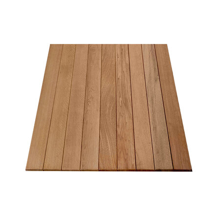 Fraké noir bar tuintafel - Modern - 2,1 cm dik - thermowood buiten bartafel van fraké (onbehandeld)