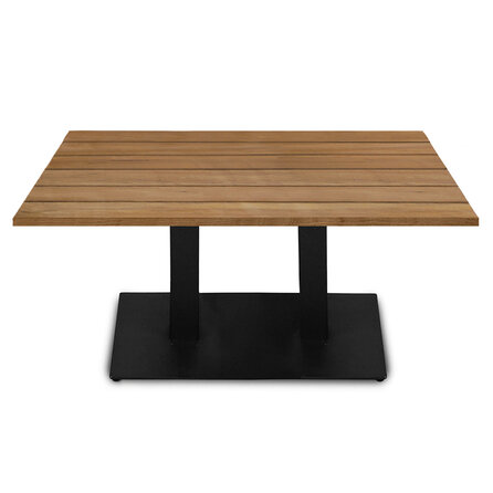 Fraké noir bistro tuintafel - Trendy - 2,1 cm dik - thermowood buiten bistrotafel van fraké (onbehandeld)