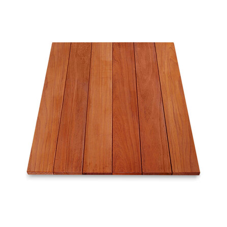 Padoek bistro tuintafel - Trendy - 2,1 cm dik - hardhout buiten bistro tuintafel van padouk (onbehandeld)