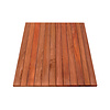 Padoek bistro tuintafel - Modern - 2,1 cm dik - hardhout buiten bistro tuintafel van padouk (onbehandeld)