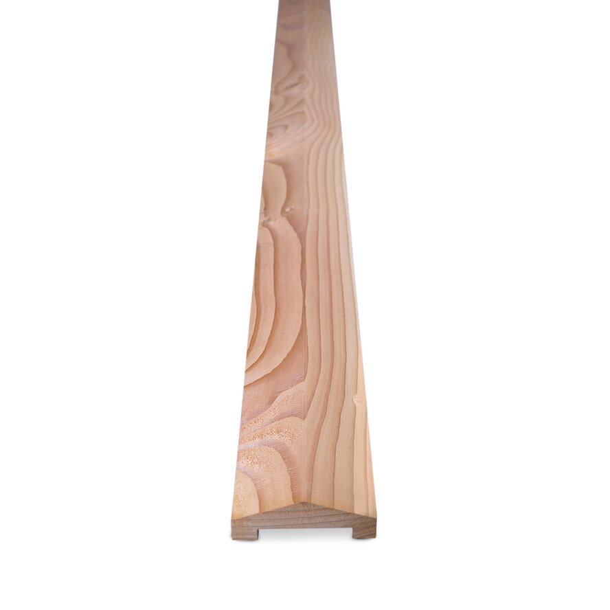 Douglas U profiel - 35x85mm - geschaafd - afdeklat - douglashout KD 18-20% Douglas U profiel - 35x85mm - geschaafd - afdeklat - douglashout KD 18-20%
