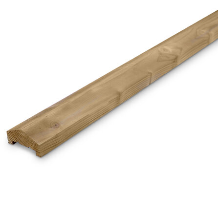 Geïmpregneerd grenen U profiel - 36x82 mm - geschaafd - afdeklat - geïmpregneerd grenenhout KD 18-20%