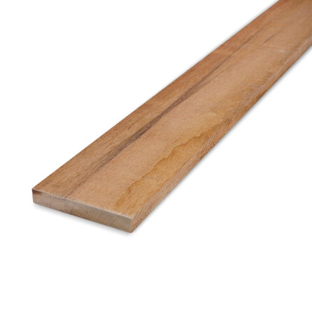 Louro Preto plank - 26x155 mm - fijnbezaagd / ruw - plank voor buiten - louro preto hardhout KD 18-20%