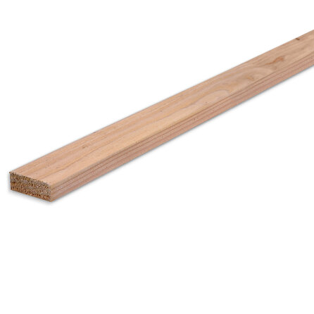 Douglas lat - 16x67 mm - fijnbezaagd / ruw - houten lat voor buiten - douglashout AD 20-25%