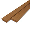 Thermo ayous rhombus - 18x68 mm - geschaafd - rhombusprofiel - thermisch gemodificeerd ayous hout KD 8-12%