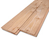 Douglas sponningplank - 18x183 mm - zichtzijde fijnbezaagd / ruw - shiplap - douglashout AD 20-25%