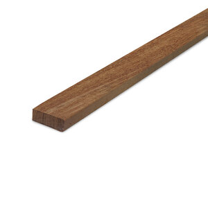 hardhout - lat Ipé lat - 21x43 mm - geschaafd - AD hardhout - lat Ipé lat - 21x43 mm - geschaafd - AD