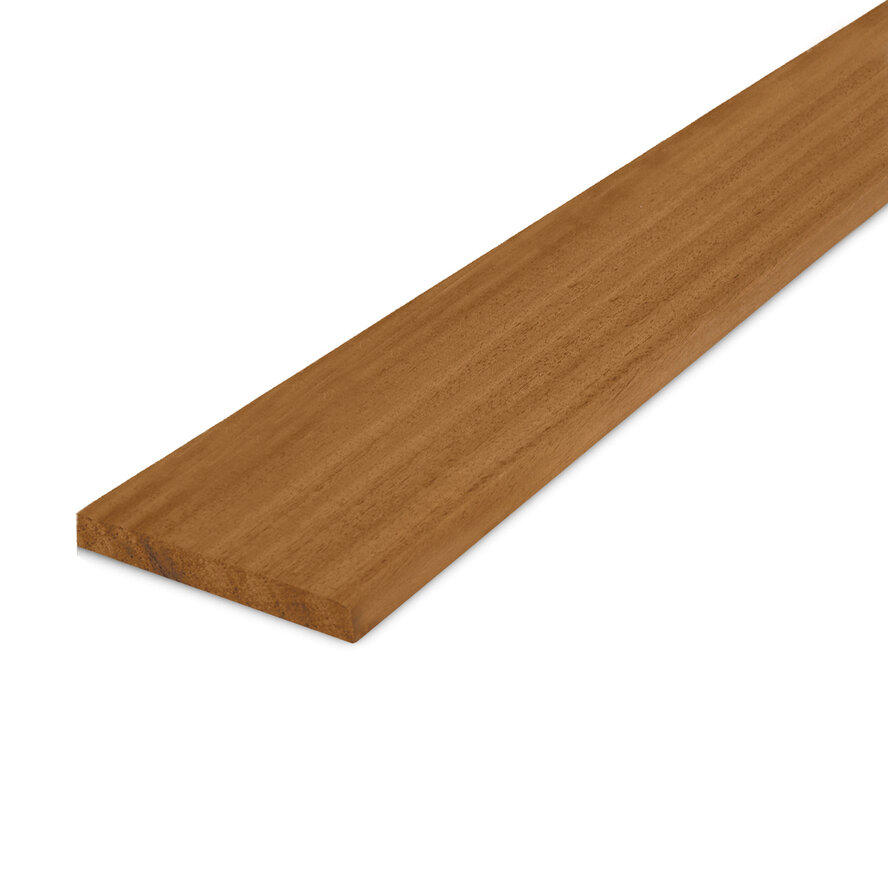 Thermo ayous plank - 21x140 mm - geschaafd - plank voor buiten - thermisch gemodificeerd ayous hout KD 8-12% Thermo ayous plank - 21x140 mm - geschaafd - plank voor buiten - thermisch gemodificeerd ayous hout KD 8-12%