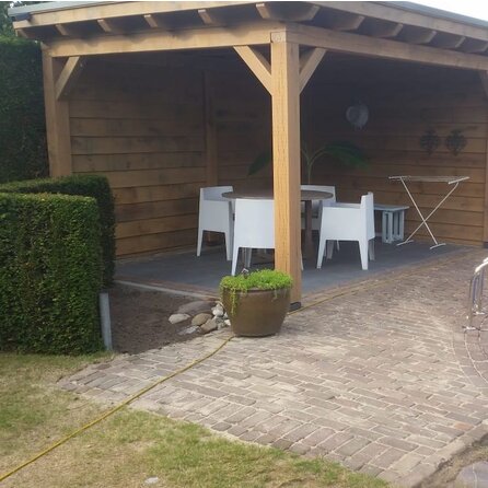 Eiken balk - 100x200 mm - fijnbezaagd / ruw - balk voor buiten - eikenhout AD 20-25%