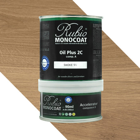 Rubio Monocoat olie - in kleur - 0,39 liter - 2 componenten (A+B) - geschikt voor binnen