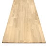 Eiken vingerlas paneel - 1,9 cm dik (1-laag) - foutvrij eikenhout - gevingerlast meubelpaneel - timmerpaneel 8-12% KD - voor binnen
