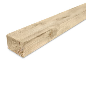Vuren balk - 75x125 mm - ruw - KD