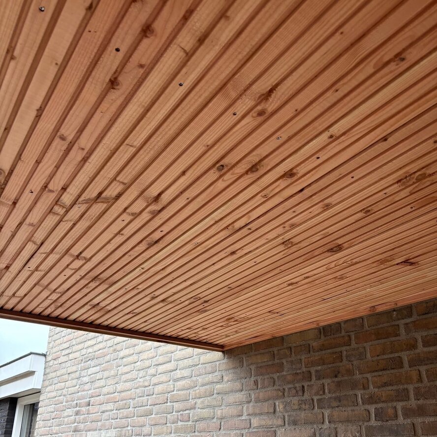 Douglas Deens rabat - 19x120 mm - geschaafd - deensrabat - douglashout KD 18-20% Douglas Deens rabat - 19x120 mm - geschaafd - deensrabat - douglashout KD 18-20%