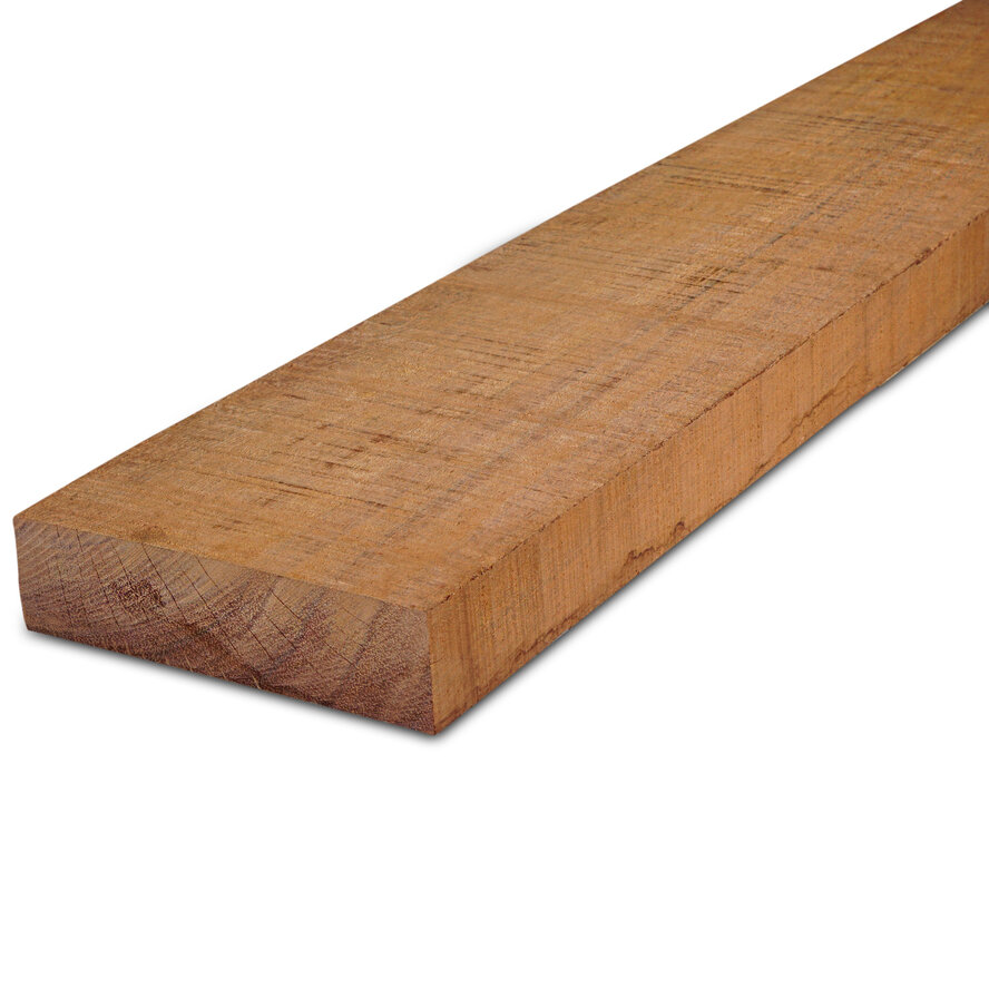 Azobé balk - 40x200 mm - fijnbezaagd / ruw - balk voor buiten - azobe hardhout AD 20-25% Azobé balk - 40x200 mm - fijnbezaagd / ruw - balk voor buiten - azobe hardhout AD 20-25%