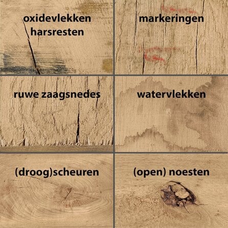 Eiken balk - 80x150 mm - fijnbezaagd / ruw - balk voor buiten - eikenhout AD 20-25%