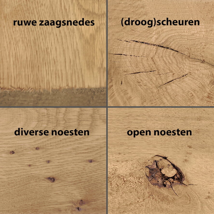 Eiken balk - 40x140 mm - geschaafd - balk voor buiten - eikenhout AD 20-25% Eiken balk - 40x140 mm - geschaafd - balk voor buiten - eikenhout AD 20-25%