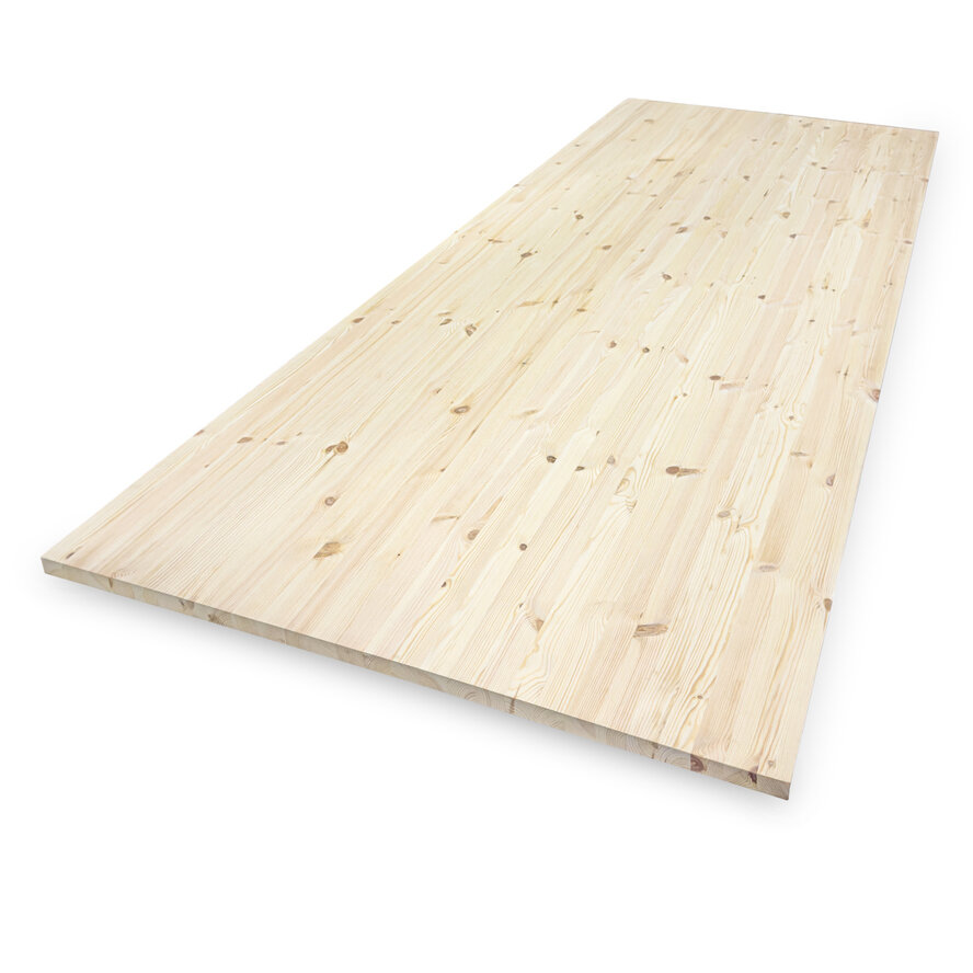 Grenen paneel - 2,8 cm dik - 123x320 cm - meubelpaneel - A/B kwaliteit grenenhout - KD 8-12% Grenen paneel - 2,8 cm dik - 123x320 cm - meubelpaneel - A/B kwaliteit grenenhout - KD 8-12%
