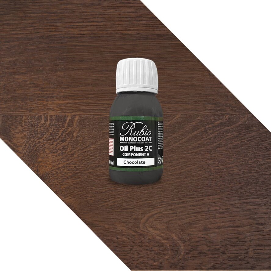 Rubio Monocoat olie - in kleur - 0,1 liter - 1 (A) component - geschikt voor binnen Rubio Monocoat olie - in kleur - 0,1 liter - 1 (A) component - geschikt voor binnen