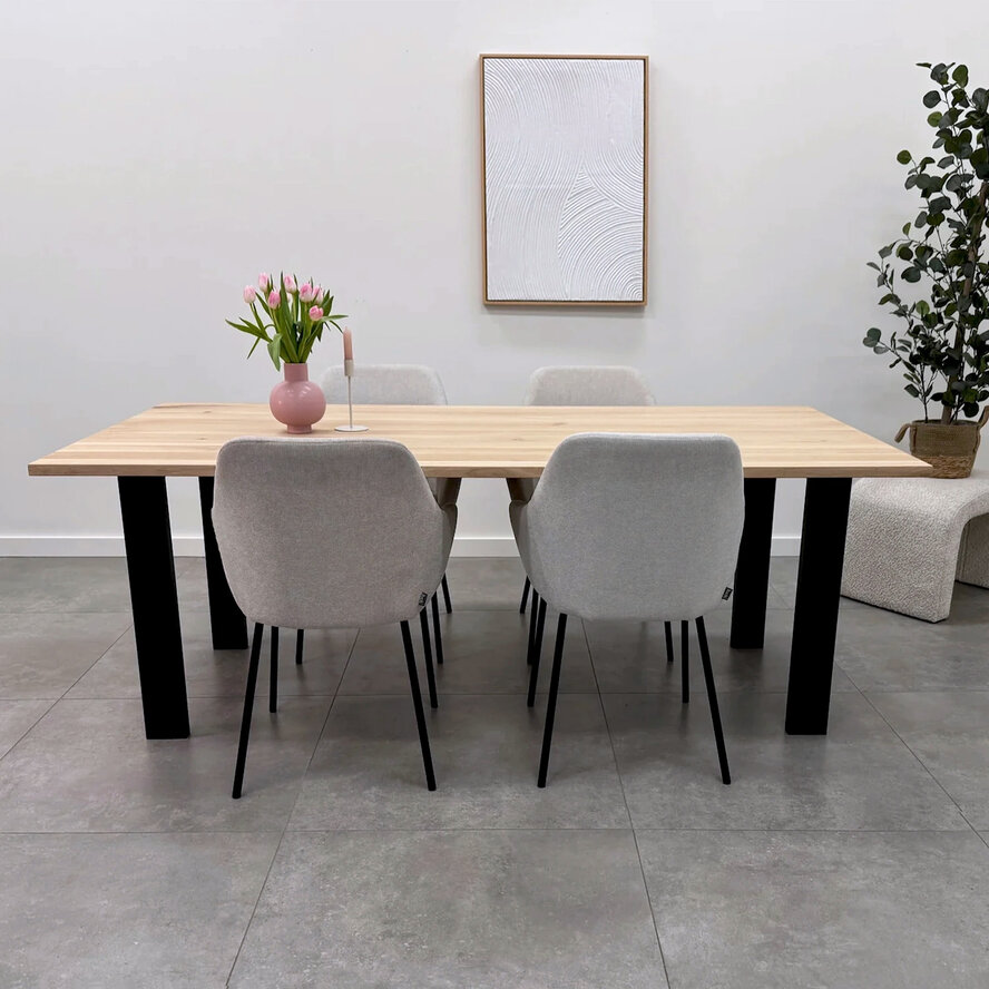 Zwarte N-poten (set) - staal / ijzer - 4x10 cm - hoogte: 72 cm - breedte (montageplaat): 78 cm - breedte (onderzijde): 70 cm - tafelpoot metaal zwart gecoat Zwarte N-poten (set) - staal / ijzer - 4x10 cm - hoogte: 72 cm - breedte (montageplaat): 78 cm - breedte (onderzijde): 70 cm - tafelpoot metaal zwart gecoat