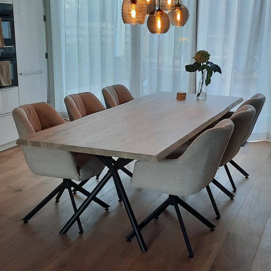 Zwart x-poot frame tafelonderstel (3-delig) - staal / ijzer - afmeting: 70x172 cm - breedte montageplaat: 78 cm - hoogte: 72 cm - kruispoot onderstel metaal zwart gecoat Zwart x-poot frame tafelonderstel (3-delig) - staal / ijzer - afmeting: 70x172 cm - breedte montageplaat: 78 cm - hoogte: 72 cm - kruispoot onderstel metaal zwart gecoat