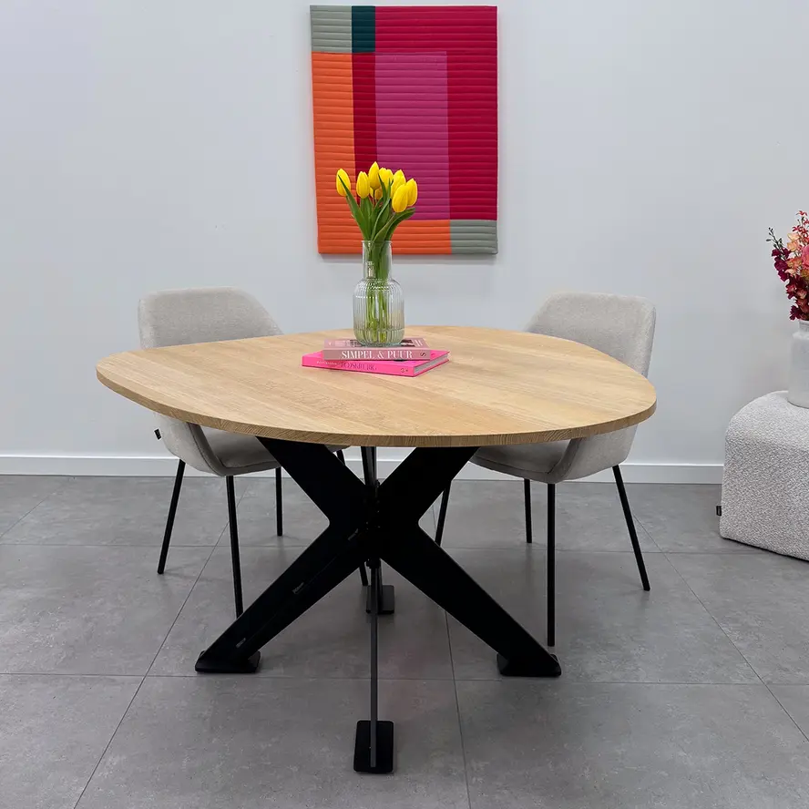 Zwart dubbele x tafelonderstel (3-delig) - staal / ijzer - 1 cm massief - afmeting: 78x90 cm (montageplaat) - hoogte: 72 cm - centrale kruispoot metaal zwart gecoat Zwart dubbele x tafelonderstel (3-delig) - staal / ijzer - 1 cm massief - afmeting: 78x90 cm (montageplaat) - hoogte: 72 cm - centrale kruispoot metaal zwart gecoat