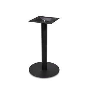 Gietijzeren (horeca)tafel onderstel rond zwart - diameter 8 cm - 72 cm hoog - diameter 43 cm (voet)plaatafmeting - ZWART GECOAT