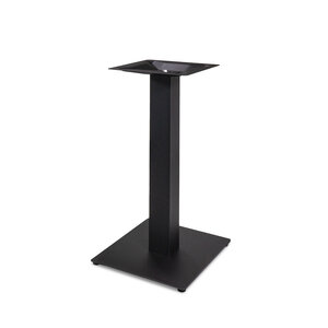 Gietijzeren (horeca)tafel onderstel vierkant zwart - 8x8cm - 72 cm hoog - 40x40 cm (voet)plaatafmeting - ZWART GECOAT