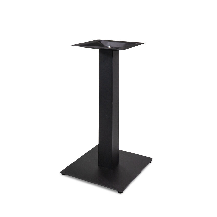 Gietijzeren (horeca)tafel onderstel vierkant zwart - op voet - 8x8 cm - 72 cm hoog - 40x40 cm (voet)plaatafmeting - Zwart gecoat (fijnstructuur) Gietijzeren (horeca)tafel onderstel vierkant zwart - op voet - 8x8 cm - 72 cm hoog - 40x40 cm (voet)plaatafmeting - Zwart gecoat (fijnstructuur)