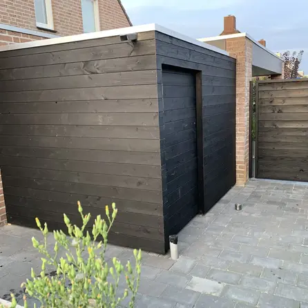 Douglas vellingdeel - 16x103 mm - geschaafd - mes en groef plank - douglashout KD 18-20%