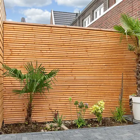 Thermo vuren Deens rabat - 26x130 mm - geschaafd - deensrabat - thermisch gemodificeerd vurenhout KD 8-12%