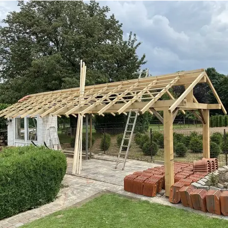 Vuren panlat - 24x38 mm - naar dikte geschaafd - houten lat - vurenhout KD 18-20%