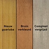 Guariuba channelsiding - 21x115 mm - geschaafd - channel siding - guariuba hardhout KD 18-20%